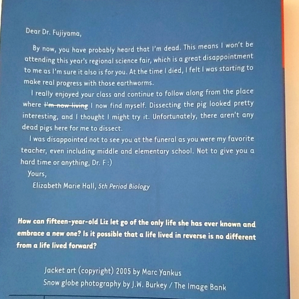 Book:Elsewhere  by Gabrielle Zevin - Picture 4 of 5